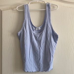 Tilly’s Light Blue Ribbed Tank Top